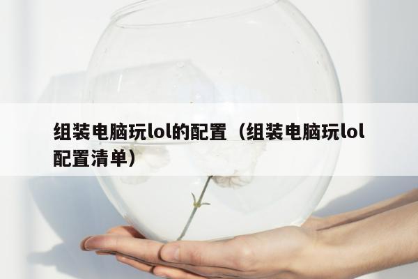 组装电脑玩lol的配置（组装电脑玩lol配置清单）