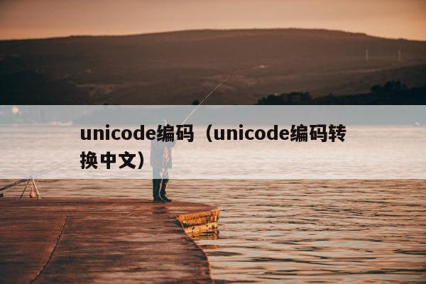 unicode编码（unicode编码转换中文）