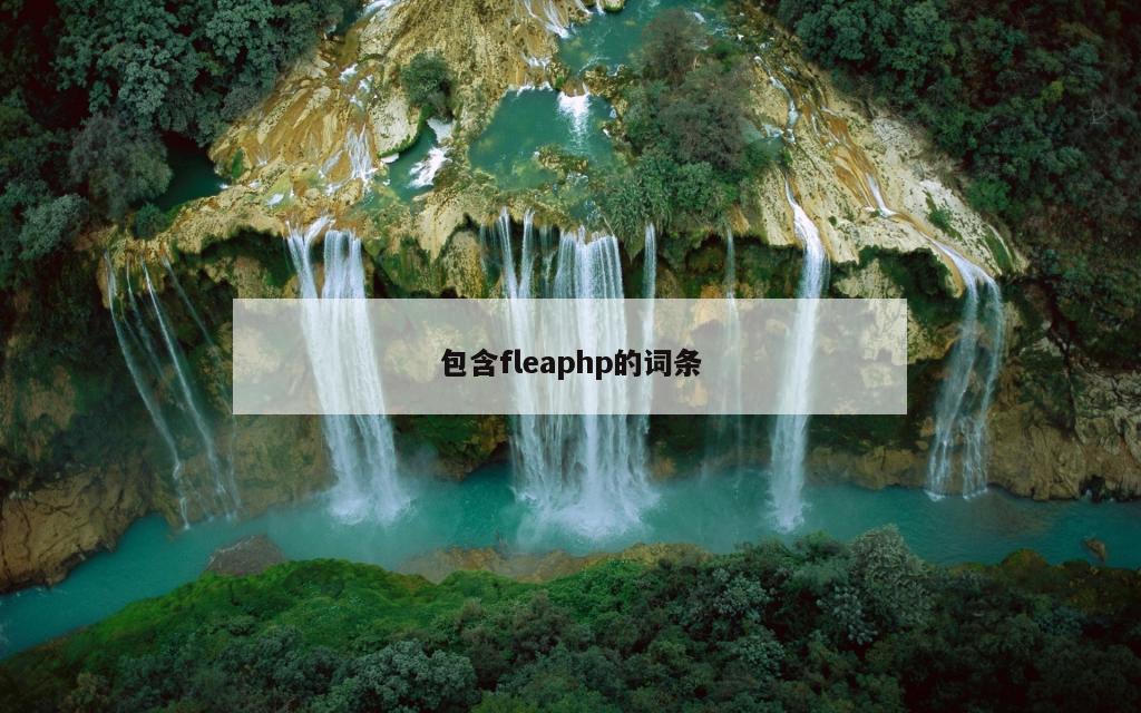 包含fleaphp的词条