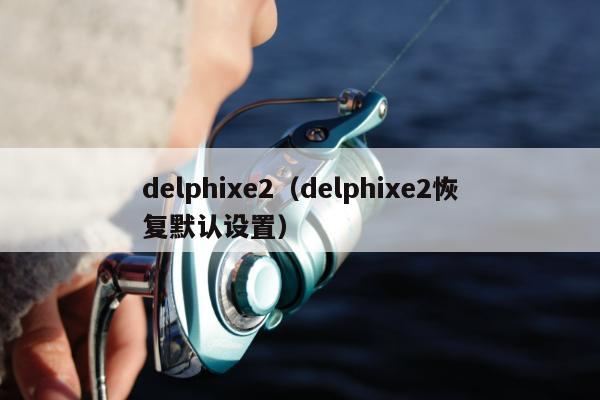 delphixe2（delphixe2恢复默认设置）