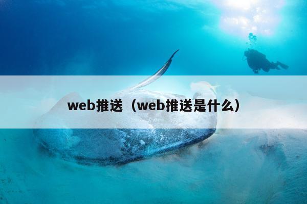 web推送（web推送是什么）