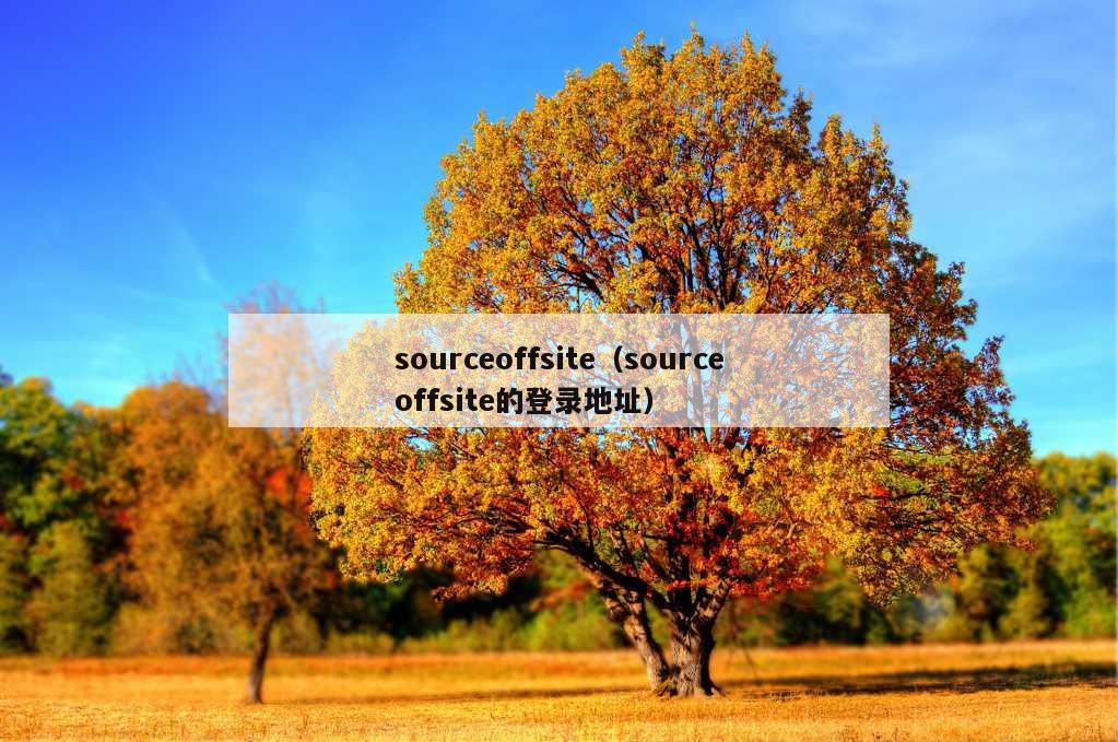 sourceoffsite（sourceoffsite的登录地址）