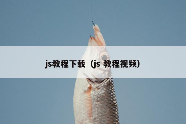 js教程下载（js 教程视频）