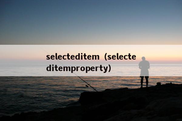 selecteditem（selecteditemproperty）