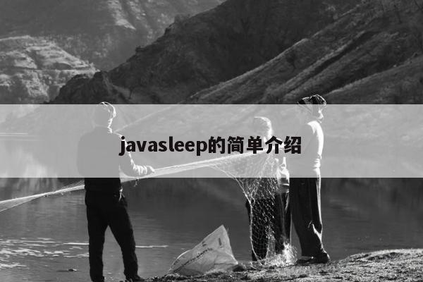 javasleep的简单介绍