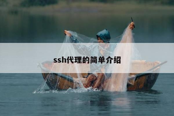 ssh代理的简单介绍