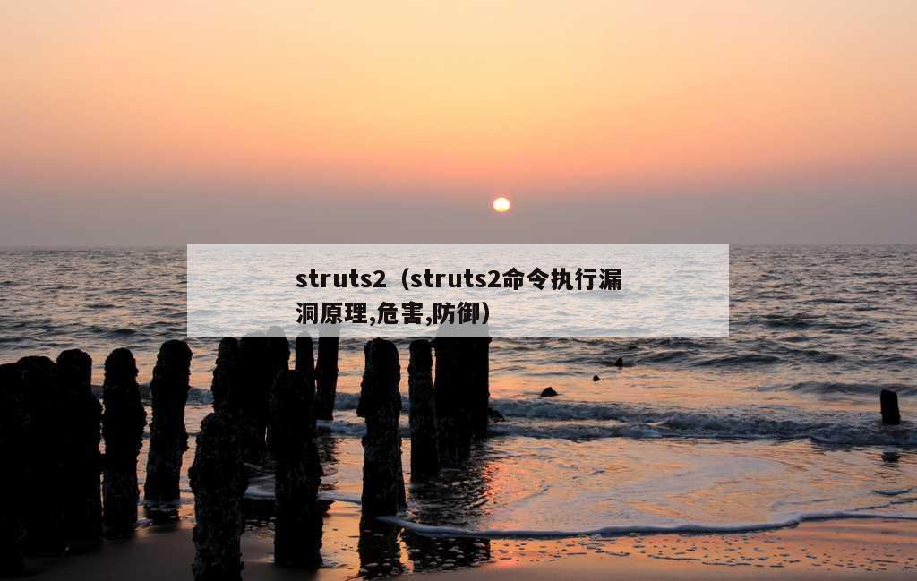 struts2（struts2命令执行漏洞原理,危害,防御）